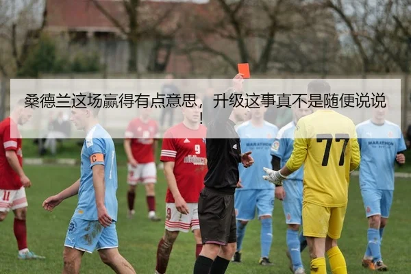 桑德兰这场赢得有点意思，升级这事真不是随便说说！